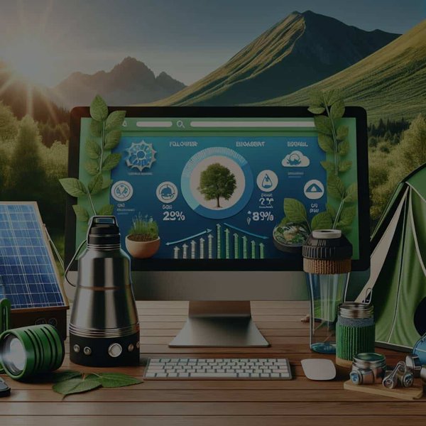 Quels avantages le marketing digital offre-t-il pour une marque de matériel de camping écoresponsable ?