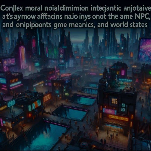Quelles approches pour intégrer des dilemmes moraux complexes dans un RPG cyberpunk, affectant non seulement l'histoire mais aussi le monde de jeu ?